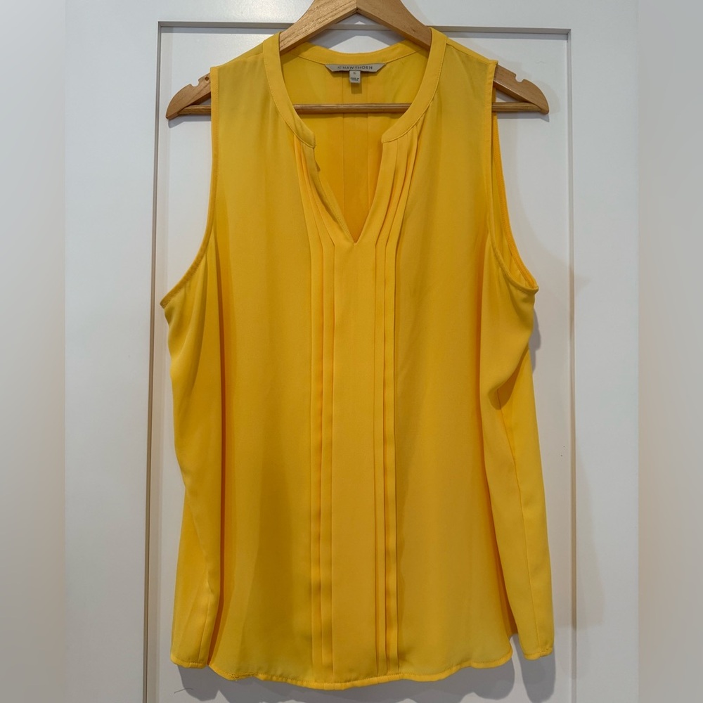 41 Hawthorn Sunny Yellow Sleeveless Top